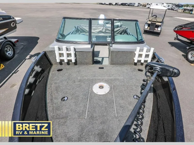 Slide: The Image of 2019 PRO ANGLER 162 boat deck at Bretz RV & Marine dealership. - 12