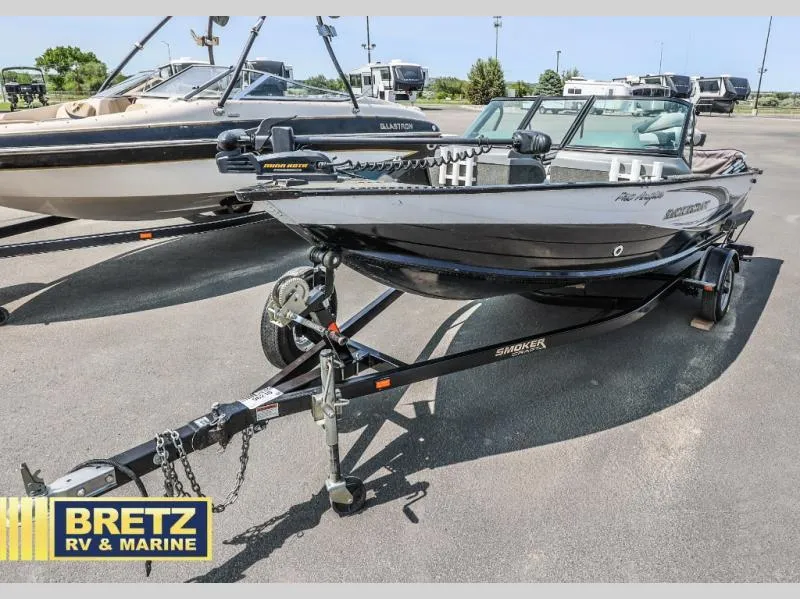 Slide: The Image of 2019 PRO ANGLER 162 fishing boat on trailer at Bretz RV & Marine dealership. - 4