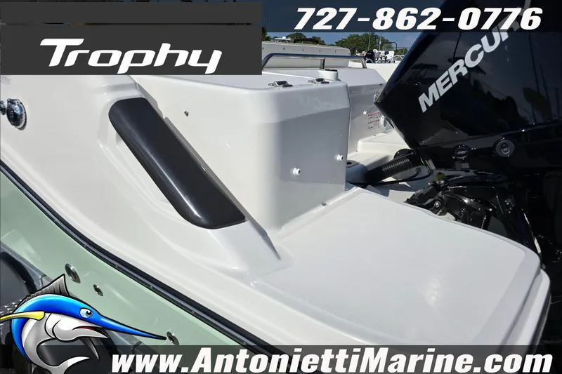 Slide: The Image of 2025 Trophy T22 SC boat interior with seating, showcased by Antonietti Marine. - 31