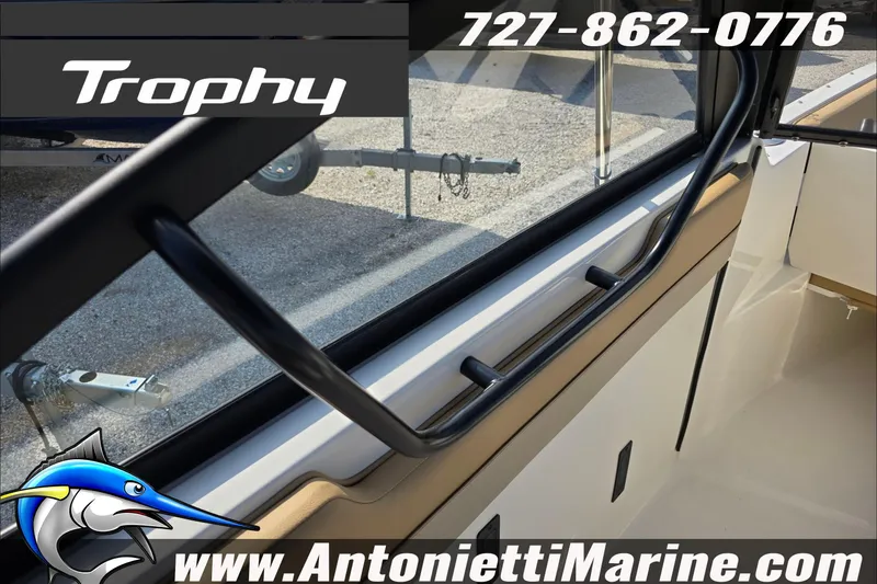 Slide: The Image of Trailer hitch of 2025 Trophy T22 SC boat at Antonietti Marine dealership. - 75