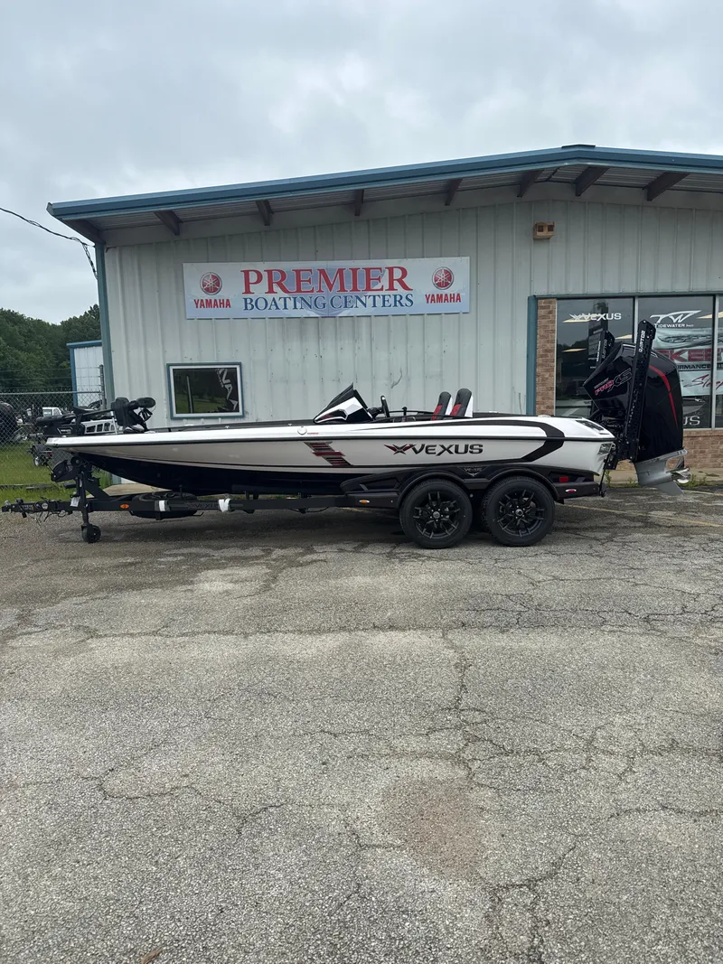 Slide: The Image of 2025 Vexus VXS20 boat on trailer at Premier Boating Centers. - 1