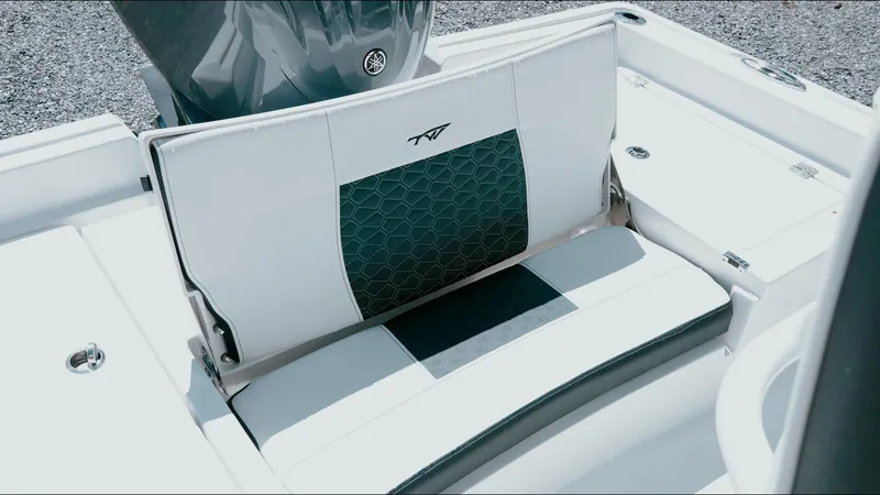 Slide: The Image of 2025 Tidewater 2210 Carolina Bay boat seat with stylish design and modern upholstery. - 16