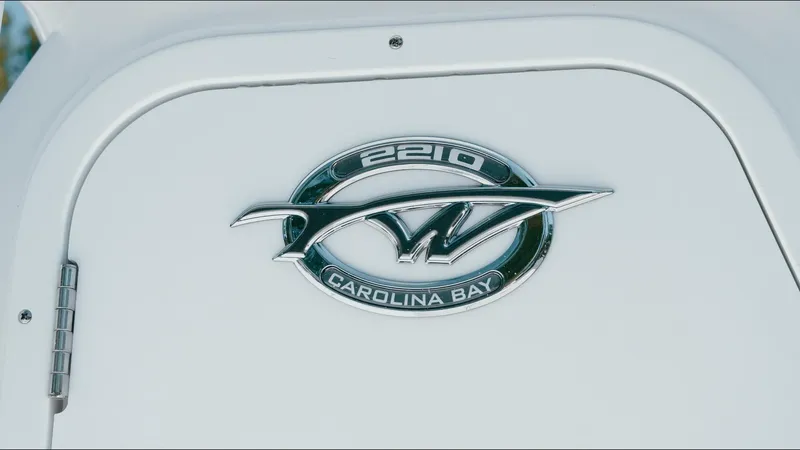 Slide: The Image of 2025 Tidewater 2210 Carolina Bay logo on a white surface. - 18