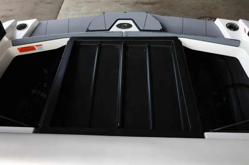 Slide: The Image of 2023 Axis T220 boat interior with storage compartment, featuring sleek design and modern materials. - 38