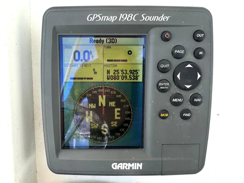 Slide: The Image of Garmin GPSmap 198C Sounder on 2005 Sea Fox 287 Center Console boat. - 12