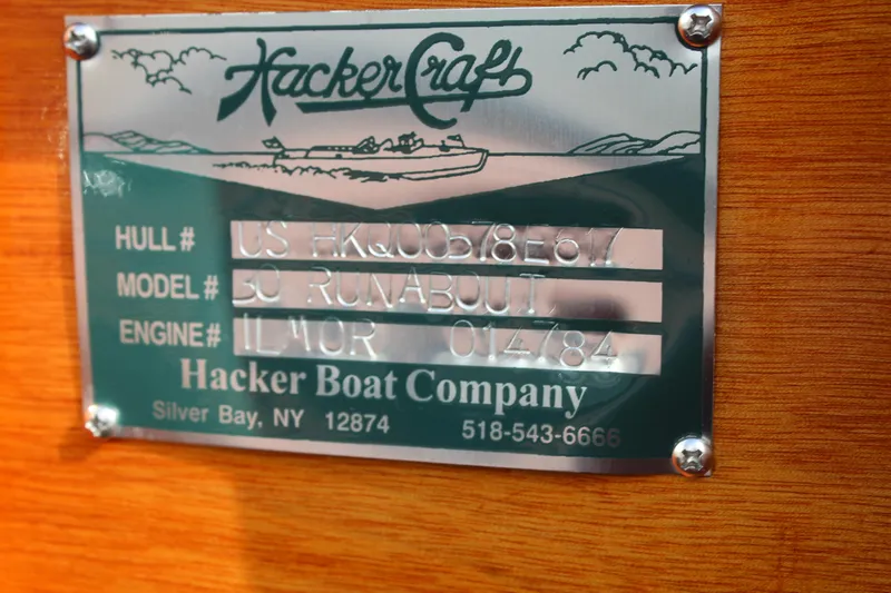 Slide: The Image of Hacker-Craft 30 boat nameplate, 2017 model, Silver Bay, NY. - 11