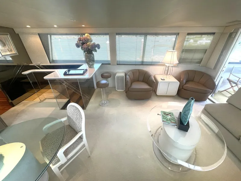 Slide: The Image of SALON TO STBD. TWIN BARRELL CHAIRS W/COCKTAIL TABLE - 11