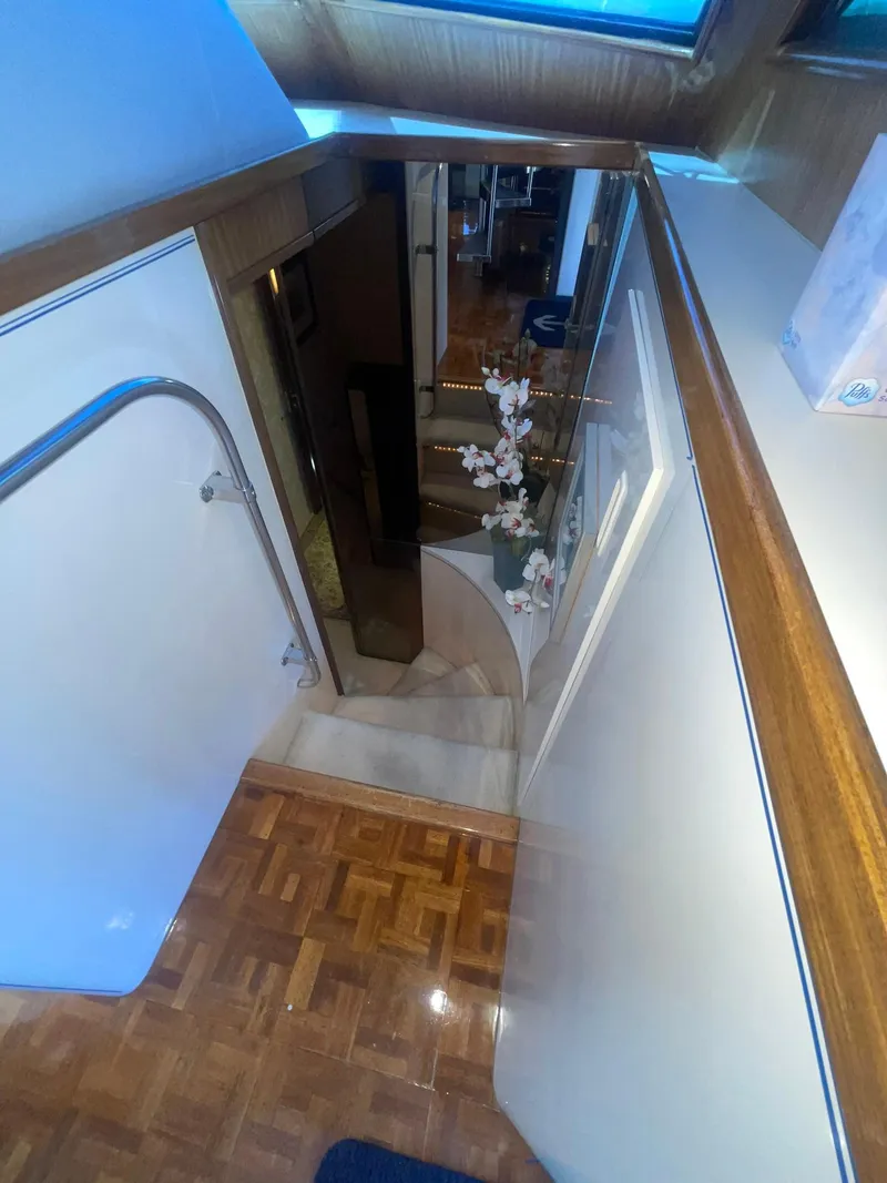 Slide: The Image of COMPANIONWAY FROM PILOTHOUSE TO FORWARD GUEST ACCOMODATIONS - 41