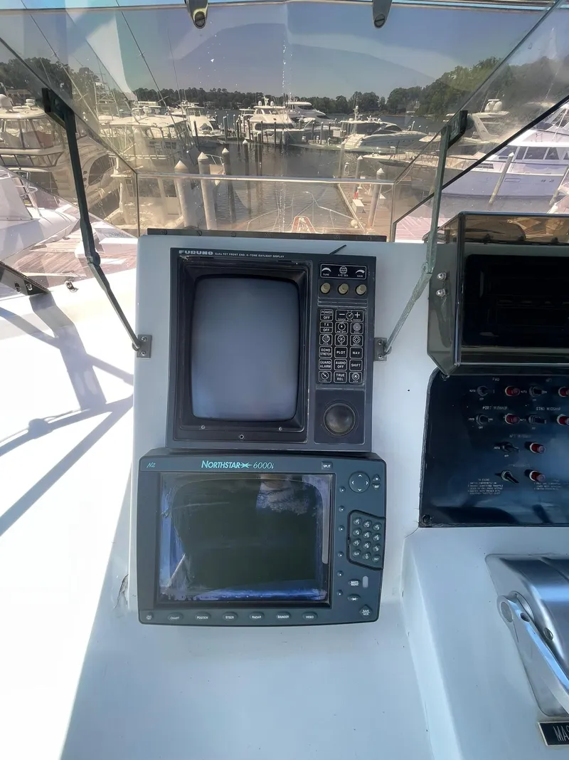 Slide: The Image of Hatteras 80 Cockpit Motor Yacht 1989 - 73