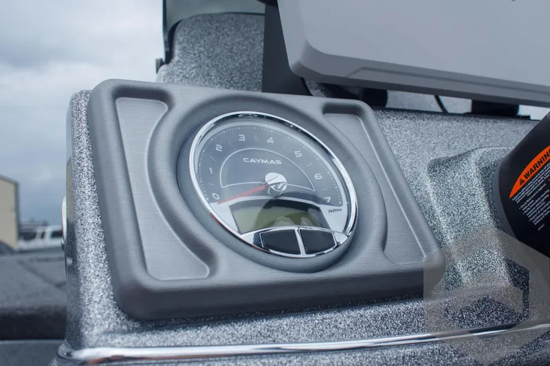 Slide: The Image of Dashboard of 2025 Caymas CX 21 PRO boat with gauge display. - 41