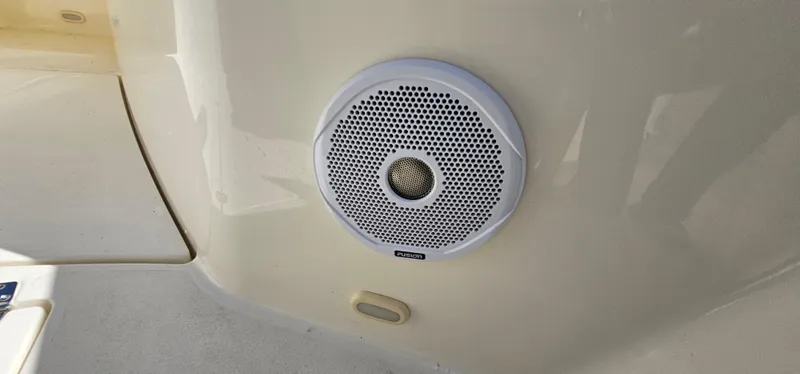 Slide: The Image of Speaker on 2017 Cobia 277 Center Console boat interior. - 48