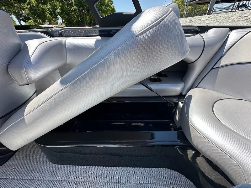 Slide: The Image of 2025 Sanger V215 SX interior with adjustable seating and sleek design. - 28