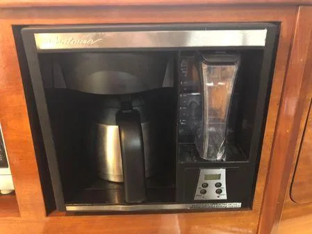 Slide: The Image of Built-in coffee maker on Albin 32 TE, 2009 model, with stainless steel carafe. - 43