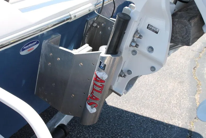 Slide: The Image of 2025 Skeeter SX241 boat with Atlas hydraulic jack plate. - 4