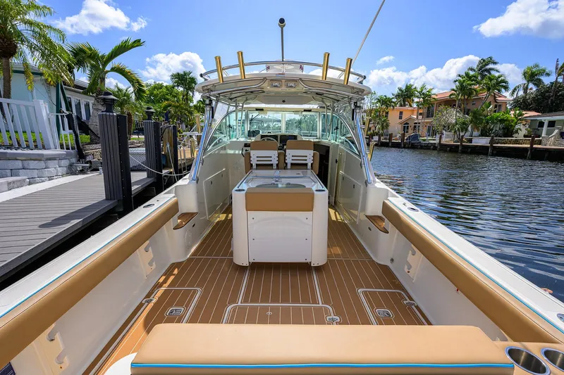 Slide: The Image of Pursuit 34 Nauti-Hooker - Cockpit - 24