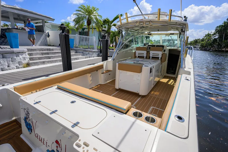 Slide: The Image of Pursuit 34 Nauti-Hooker - Cockpit - 25