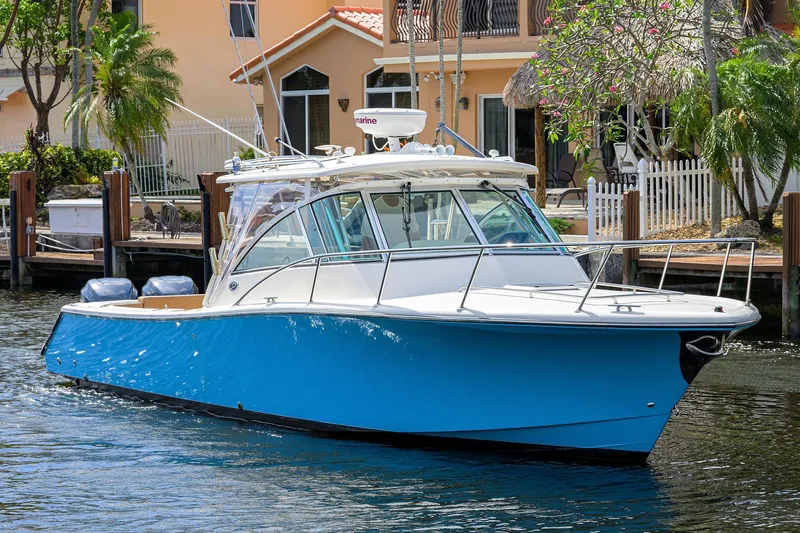 Slide: The Image of Pursuit 34 Nauti-Hooker - Bow Profile - 43