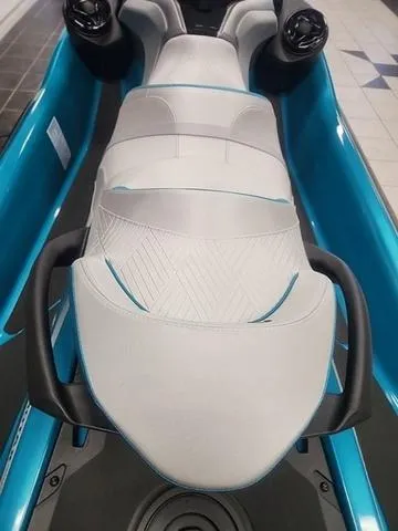 Slide: The Image of 2025 Sea-Doo Waverunner GTX with sleek design and comfortable seating. - 7