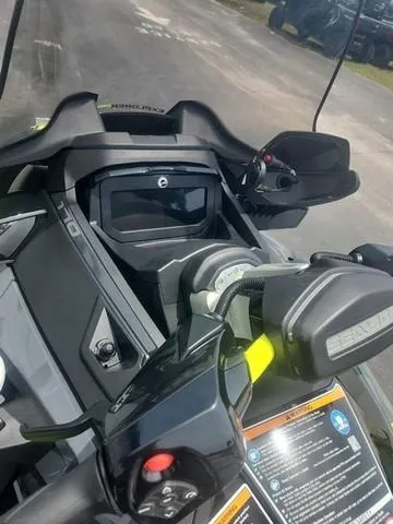 Slide: The Image of 2025 Sea-Doo Waverunner Explorer Pro dashboard with controls and display. - 20