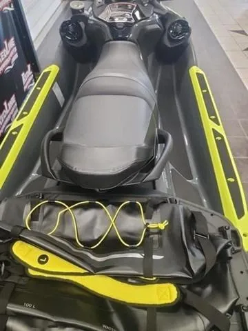 Slide: The Image of 2025 Sea-Doo Waverunner Explorer Pro with sleek design and storage features. - 3