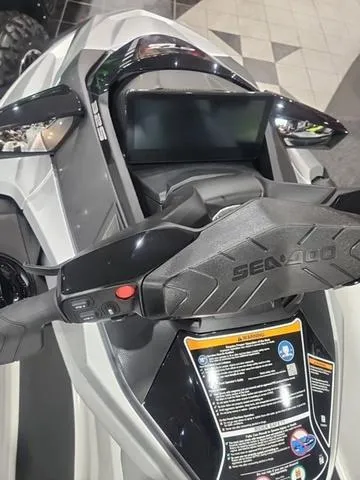 Slide: The Image of 2025 Sea-Doo Waverunner GTX dashboard and controls, featuring sleek design and advanced technology. - 5