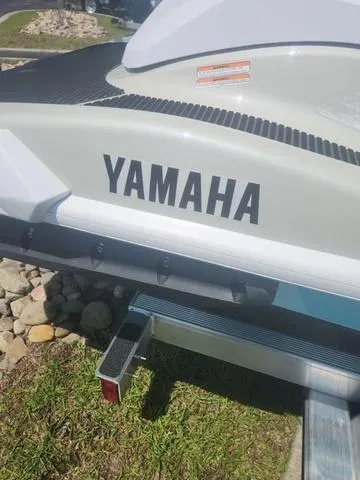 Slide: The Image of 2025 Yamaha WaveRunner VX Cruiser HO on trailer, side view. - 3
