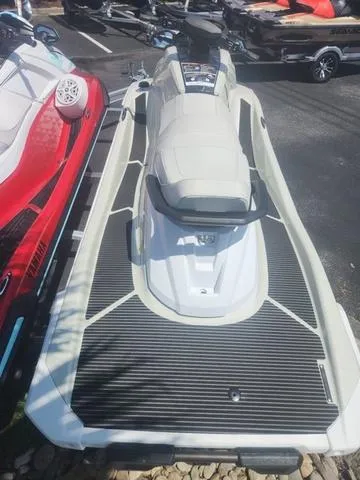 Slide: The Image of 2025 Yamaha WaveRunner VX Cruiser HO jet ski in a showroom display. - 4
