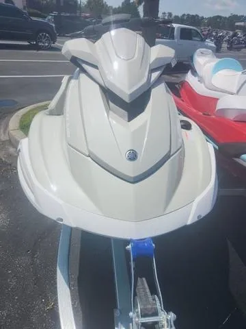 Slide: The Image of 2025 Yamaha WaveRunner VX Cruiser HO in a parking lot, front view. - 5