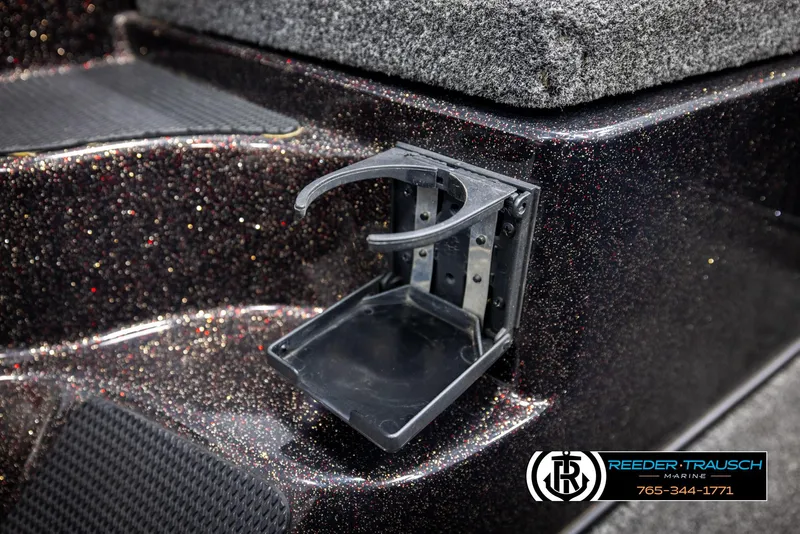 Slide: The Image of Cup holder in a 2001 Ranger R81 boat interior with glitter finish. - 24