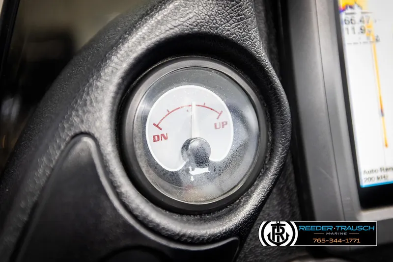 Slide: The Image of Gauge on 2001 Ranger R81 dashboard, indicating "Up" and "Down" positions. - 31