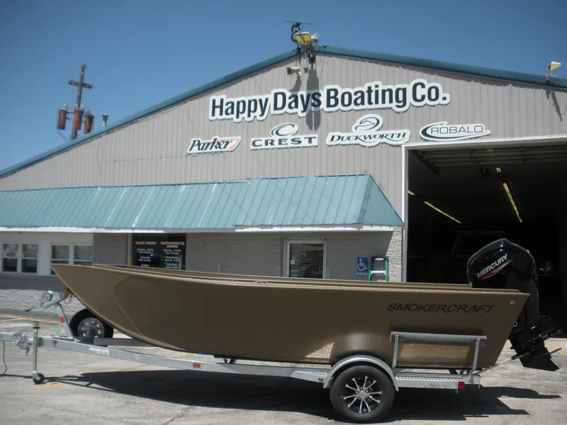 Slide: The Image of 2024 Smoker Craft Pro Sportsman 1872 T boat at Happy Days Boating Co. dealership. - 1