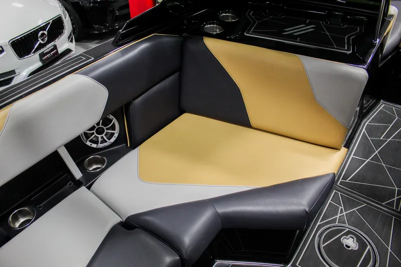 Slide: The Image of 2021 ATX Surf Boats 22 Type-S interior with stylish seating and modern design. - 24