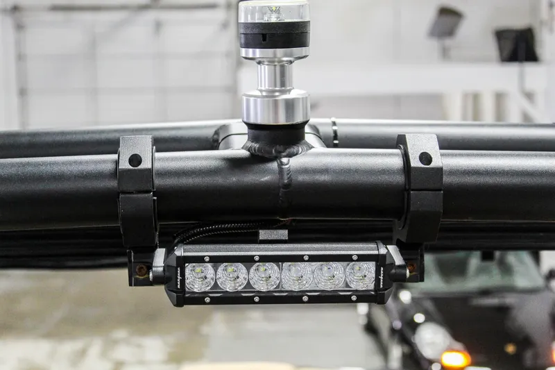 Slide: The Image of LED light bar on 2021 ATX Surf Boats 22 Type-S tower. - 41