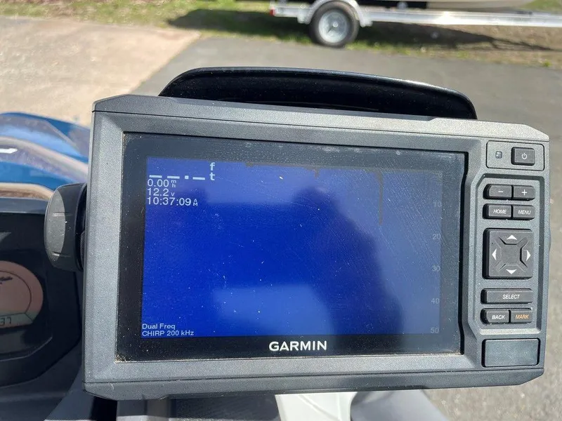 Slide: The Image of Garmin display on 2021 Sea-Doo Fish Pro™ with iDF and sound system. - 1
