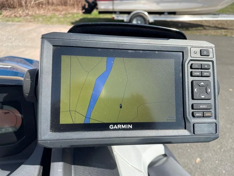 Slide: The Image of Garmin GPS on 2021 Sea-Doo Fish Pro™ with iDF and Sound System. - 2