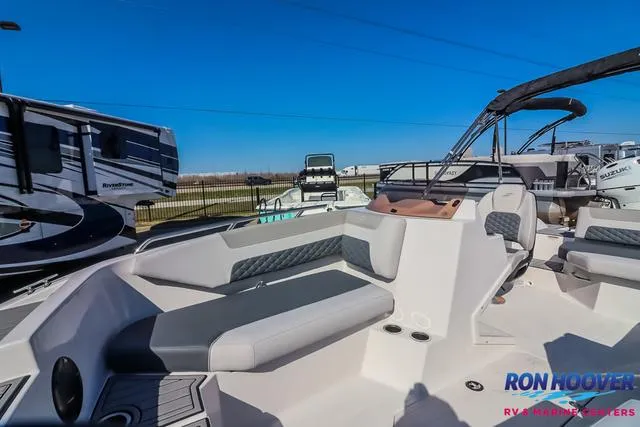 Slide: The Image of 2025 Starcraft SVX171 boat interior with seating, displayed at Ron Hoover RV & Marine Centers. - 7