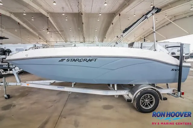 Slide: The Image of 2025 Starcraft SVX171 boat on trailer at Ron Hoover RV & Marine Centers. - 4