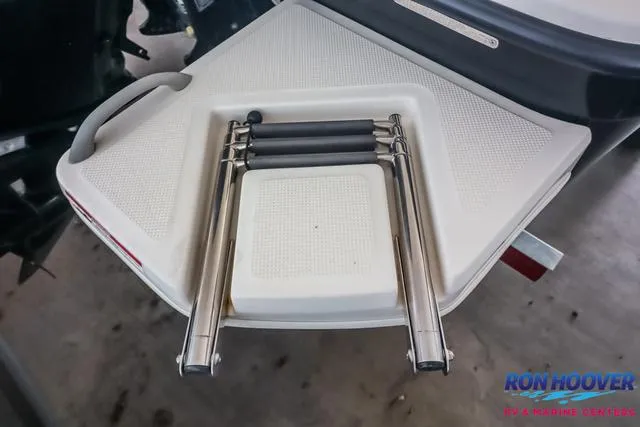 Slide: The Image of 2020 Bayliner Element E18 swim platform with foldable ladder. - 27