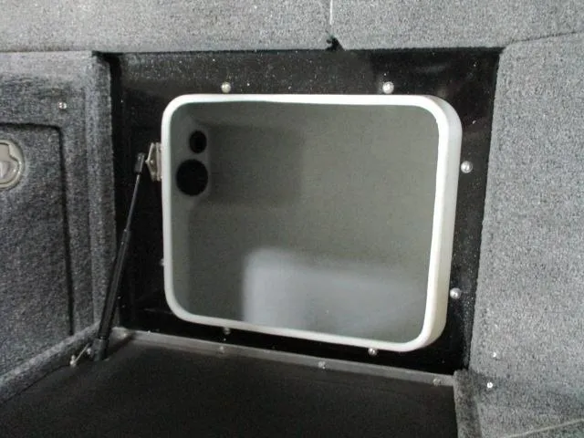 Slide: The Image of Interior storage compartment of 2025 Lund 1975 Pro V Sport boat. - 6