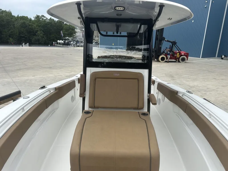 Slide: The Image of 2020 Sea Hunt Gamefish 30 with Coffin Box, featuring spacious seating and modern design. - 36