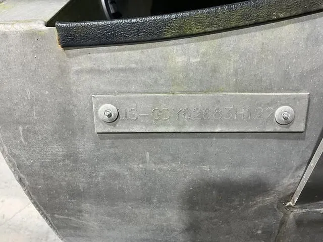 Slide: The Image of Hull identification number on a 2022 Godfrey Monaco 235 FS boat. - 18