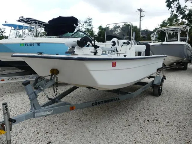 Slide: The Image of 2008 KenCraft Boats 1860 SKIFF on trailer, parked outdoors. - 3