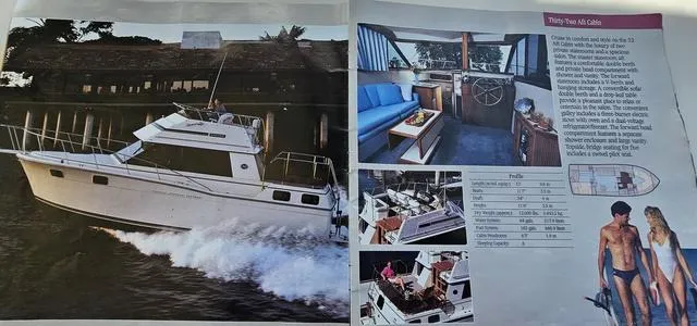 Slide: The Image of Carver 32 Aft Cabin 1990 - 34