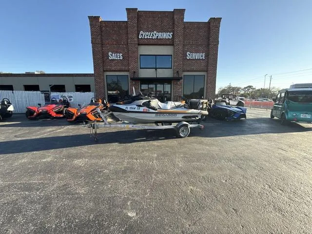 Slide: The Image of 2023 Sea-Doo Waverunner FishPro™ Trophy parked outside Cycle Springs dealership. - 2