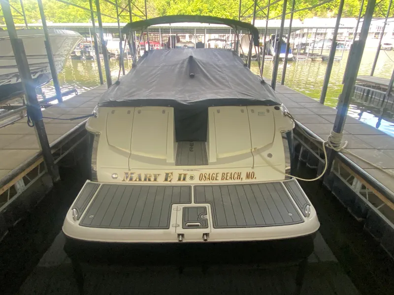 Slide: The Image of 2005 Regal 3350 Sport Cruiser docked at Osage Beach marina. - 49