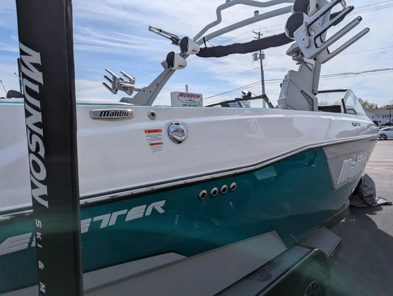 Slide: The Image of 2022 Malibu Wakesetter 23 LSV boat with sleek design and modern features. - 7