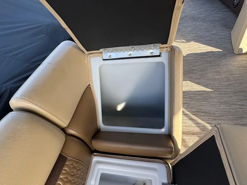 Slide: The Image of 2023 Godfrey SWEETWATER 2286 SB boat seat with built-in storage compartment. - 32