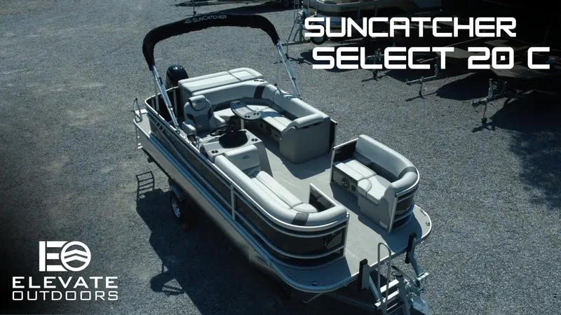 The Image of 2025 G3 SunCatcher Select 20 Cruise pontoon boat on display at Elevate Outdoors. - 0
