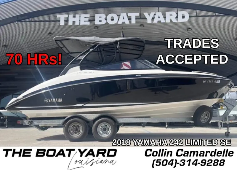 Slide: The Image of 2018 Yamaha 242 Limited S E-Series boat for sale at The Boat Yard, trades accepted. - 0