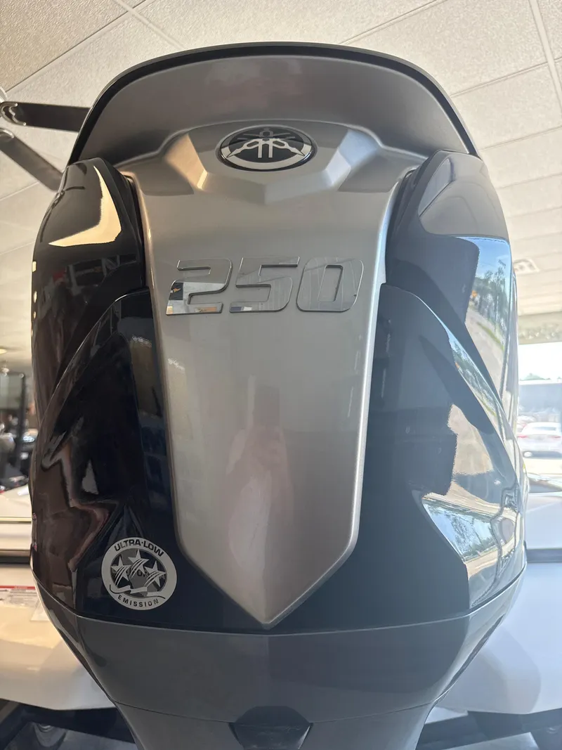 Slide: The Image of 2025 Skeeter ZXR20SE boat engine, 250 horsepower, ultra-low emission. - 10